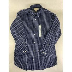 Duluth Trading Co Blue Adult S Wrinkle Fighter Trim Fit 92105 Shirt Spring Fit